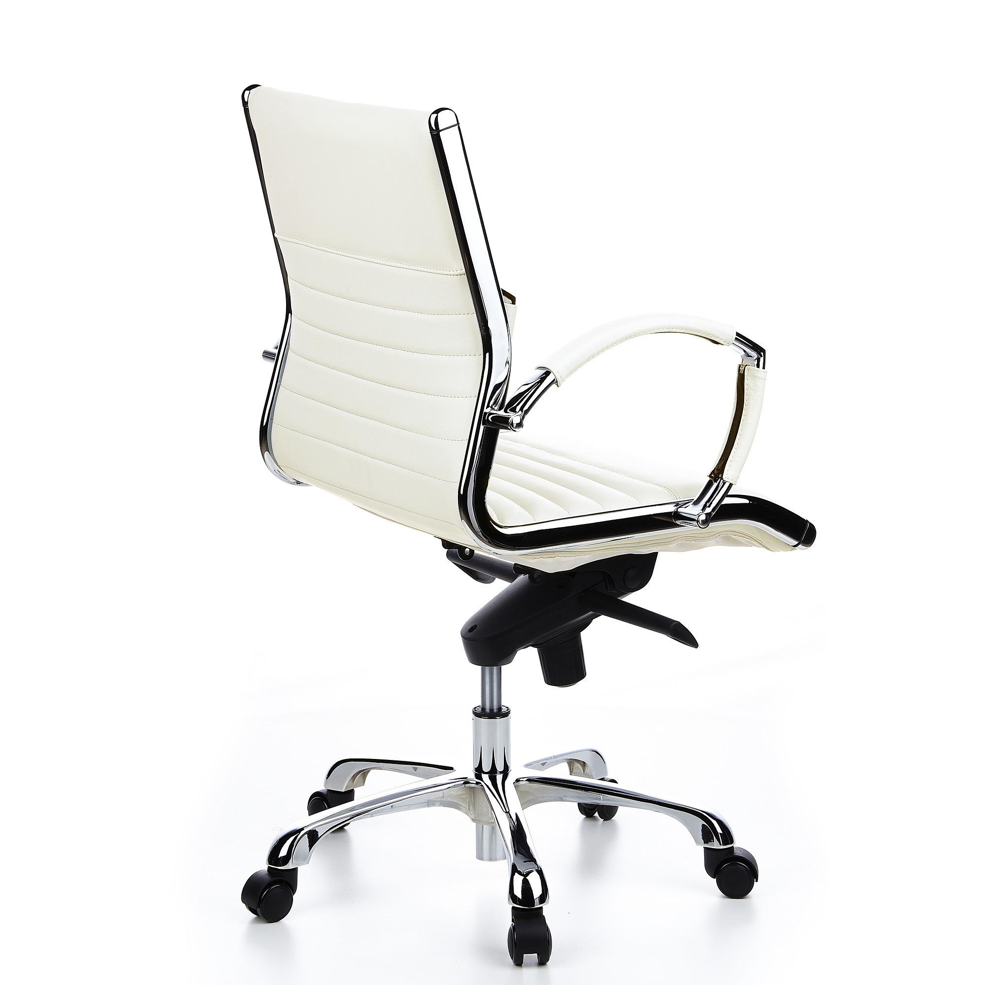 PARMA 10 Office chair leather White 7