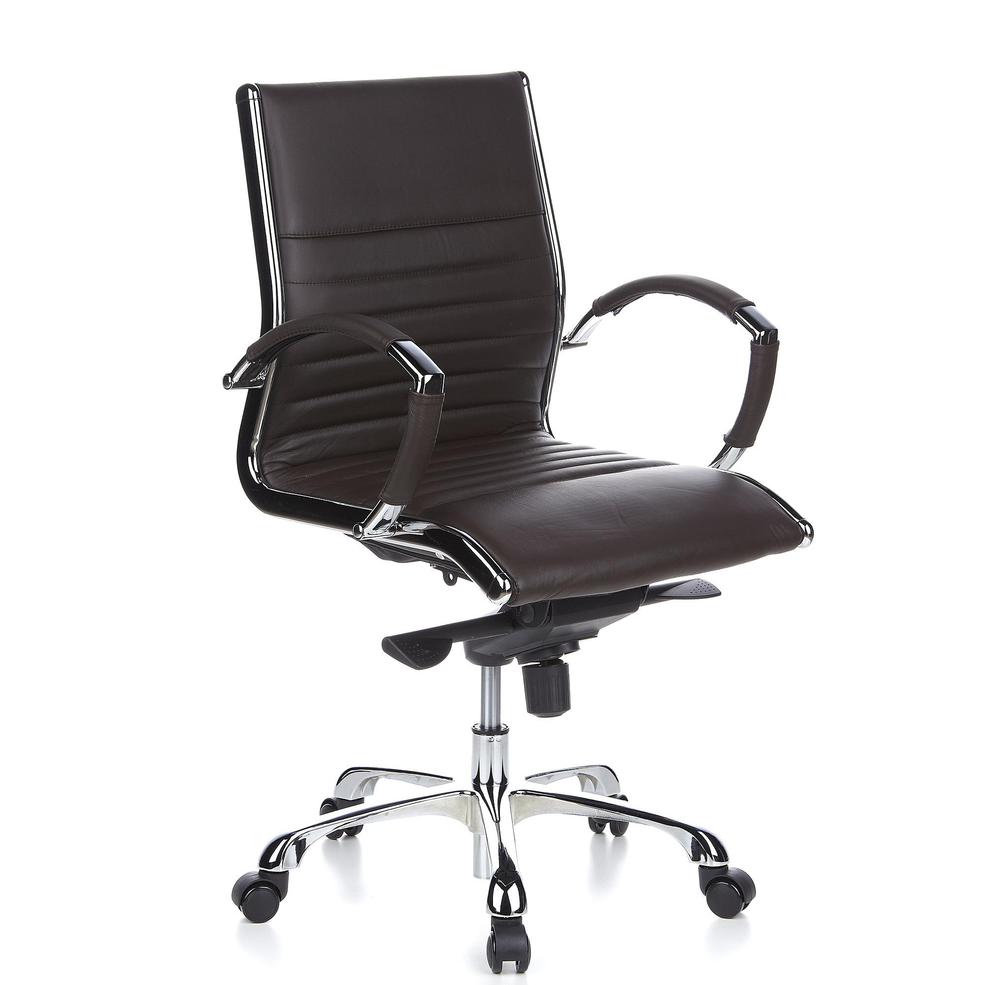 PARMA 10 Office chair leather brown 5