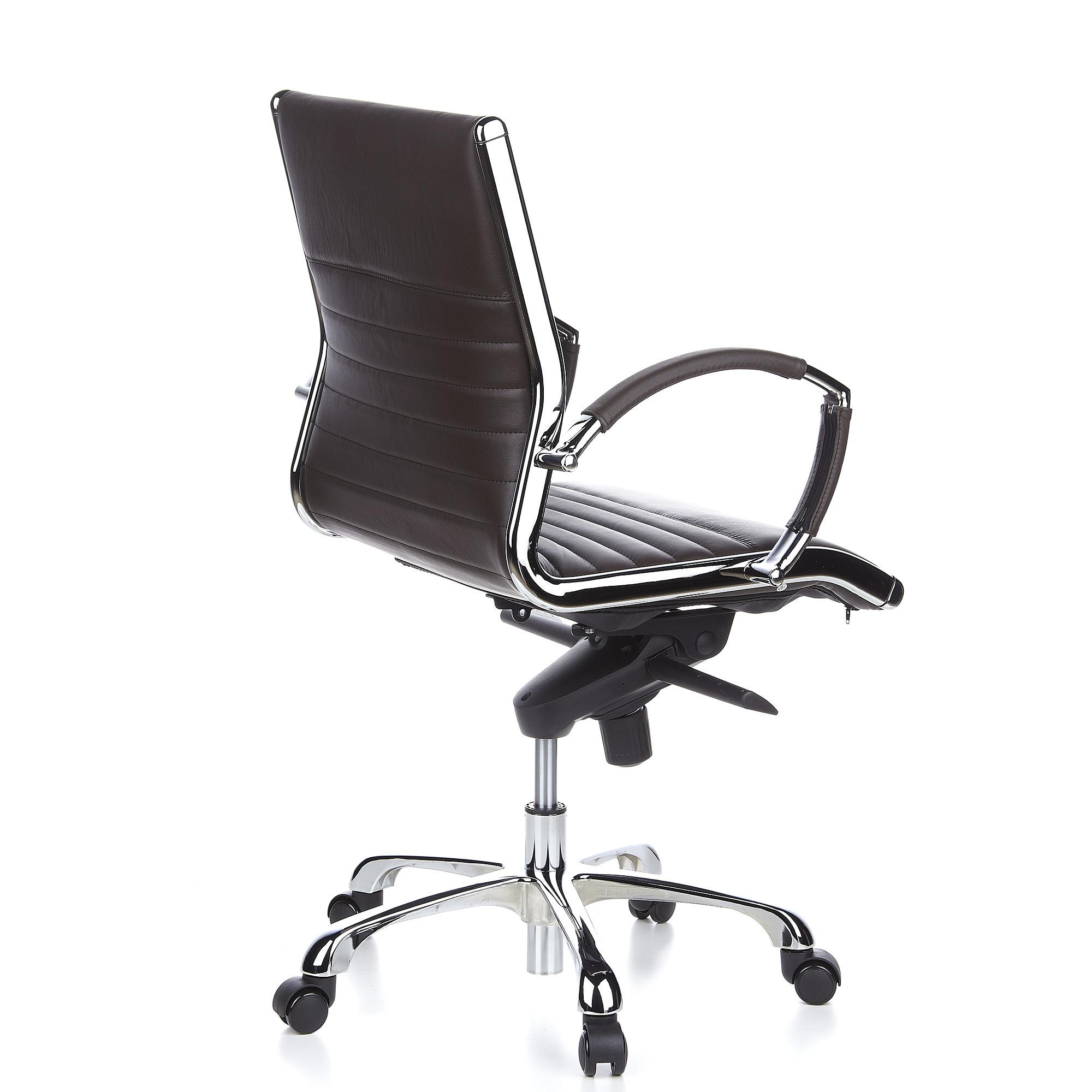 PARMA 10 Office chair leather brown 7