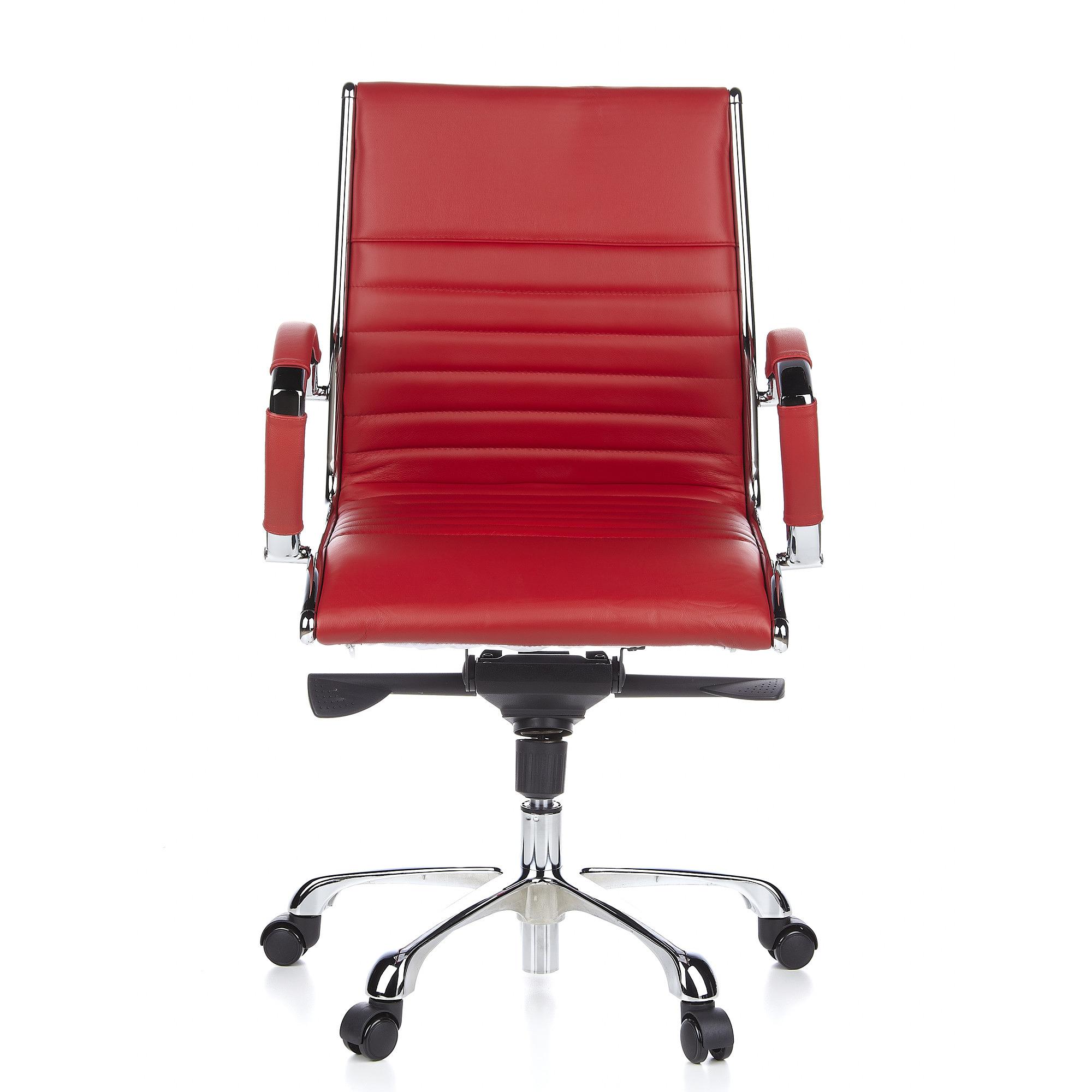 PARMA 10 Office chair leather red 0