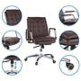 VILLA 10 Office chair leather brown 2