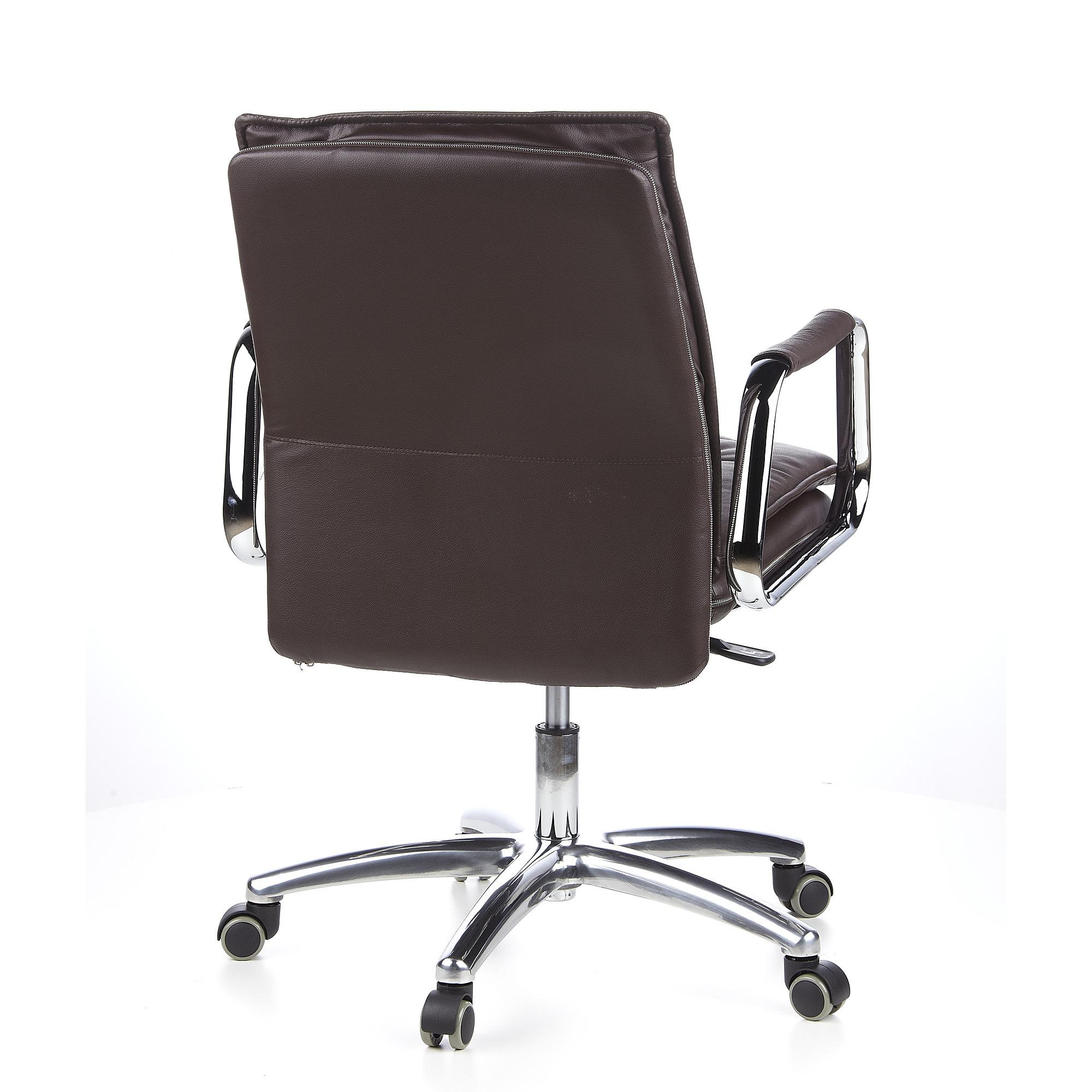 VILLA 10 Office chair leather brown 9