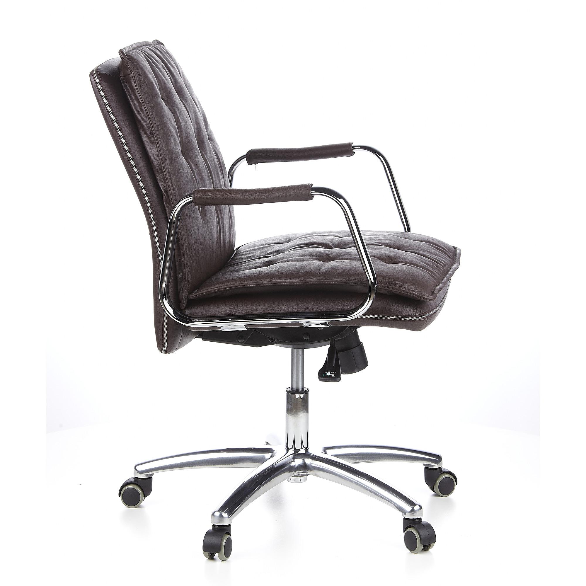 VILLA 10 Office chair leather brown 7