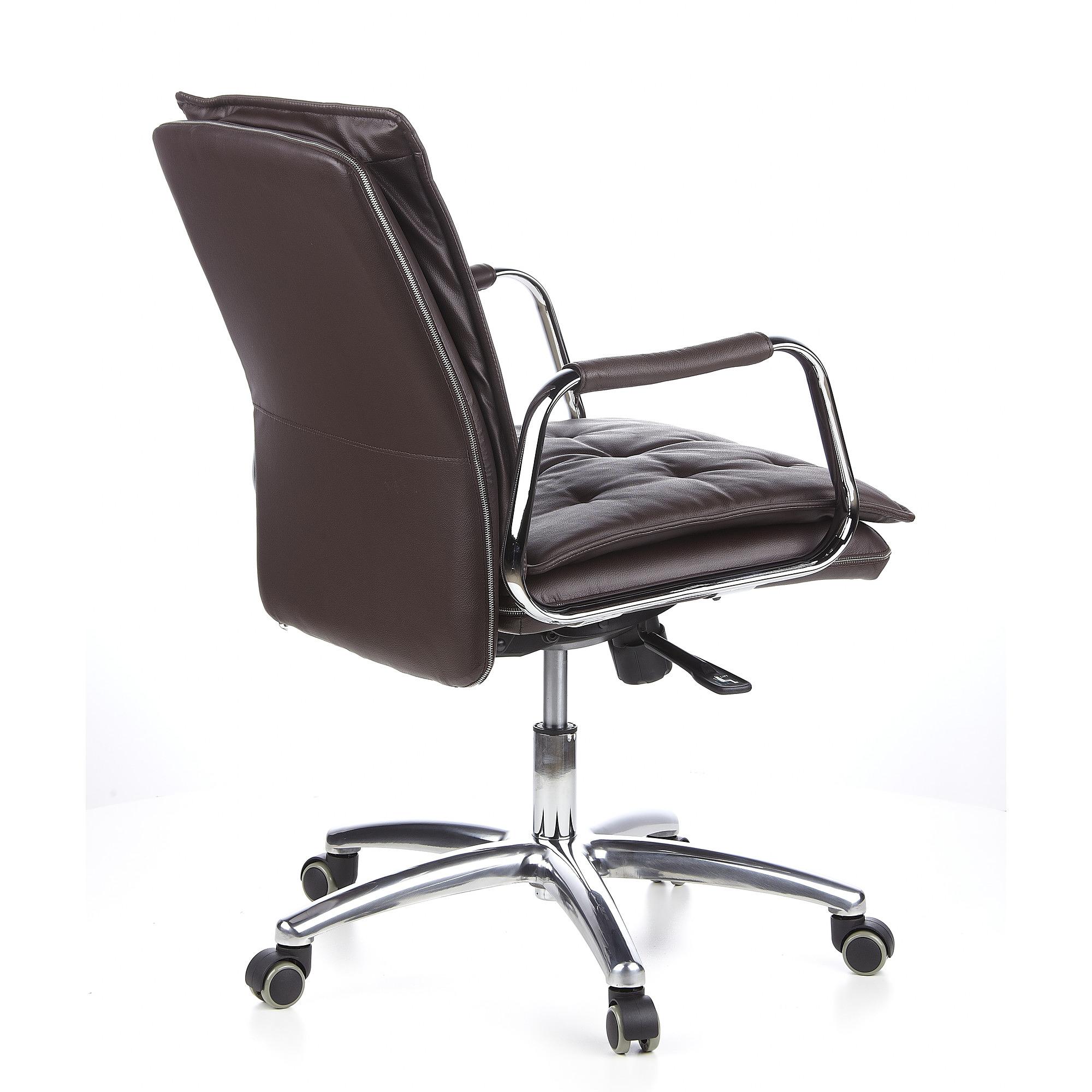 VILLA 10 Office chair leather brown 8