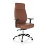 VITORO ECO Office Chair Swivel with Casters Faux Leather Brown 6