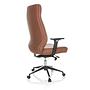 VITORO ECO Office Chair Swivel with Casters Faux Leather Brown 9