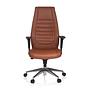 VITORO Office chair Faux leather Brown 0