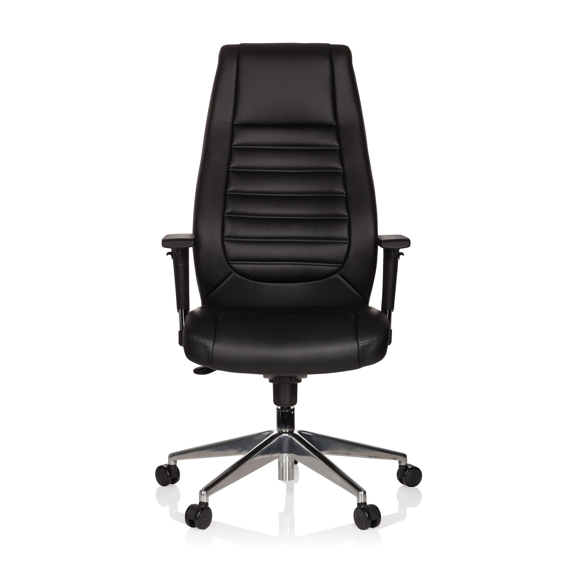 VITORO Office chair Faux leather Black 0