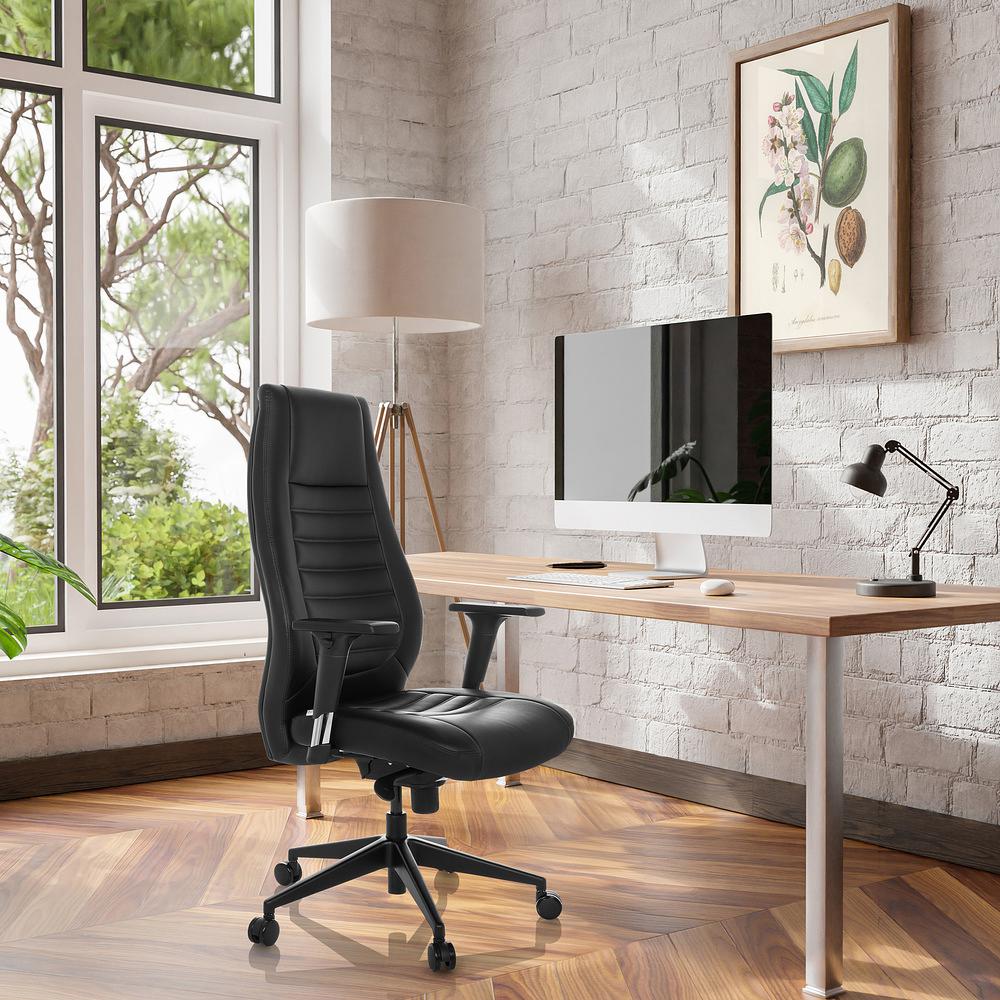 VITORO B Office chair Faux leather Black 5