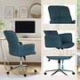 SOLAO 400 Office Chair Swivel with Casters Petrol 2