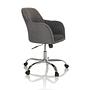 SOLAO 300 Swivel Office Chair Fabric Dark Grey 6