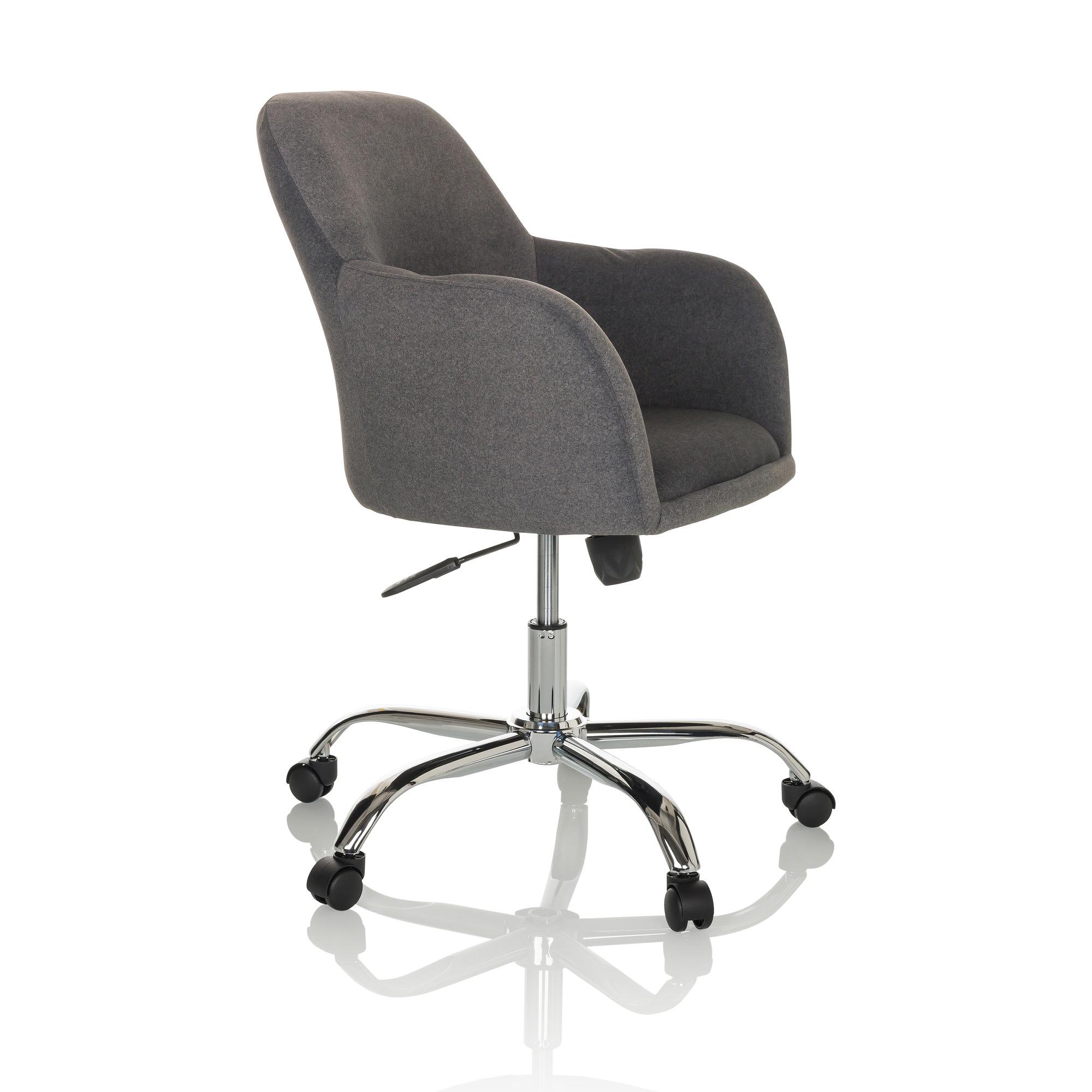 SOLAO 300 Swivel Office Chair Fabric Dark Grey 6