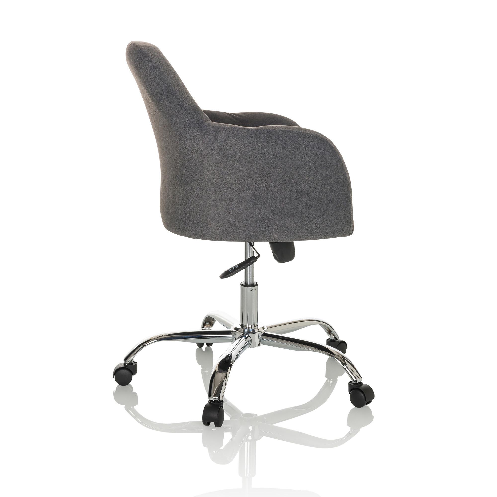 SOLAO 300 Swivel Office Chair Fabric Dark Grey 7