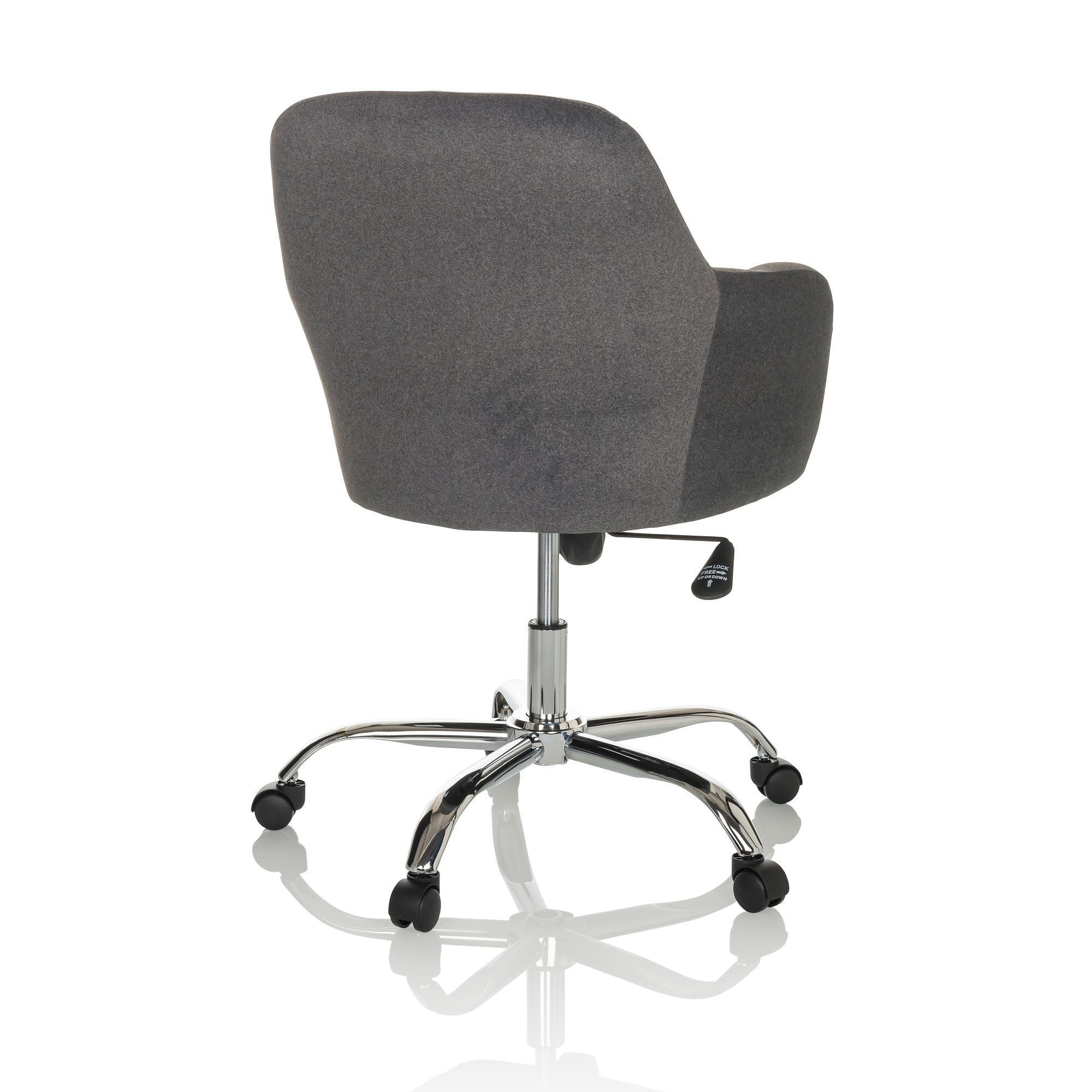 SOLAO 300 Swivel Office Chair Fabric Dark Grey 9