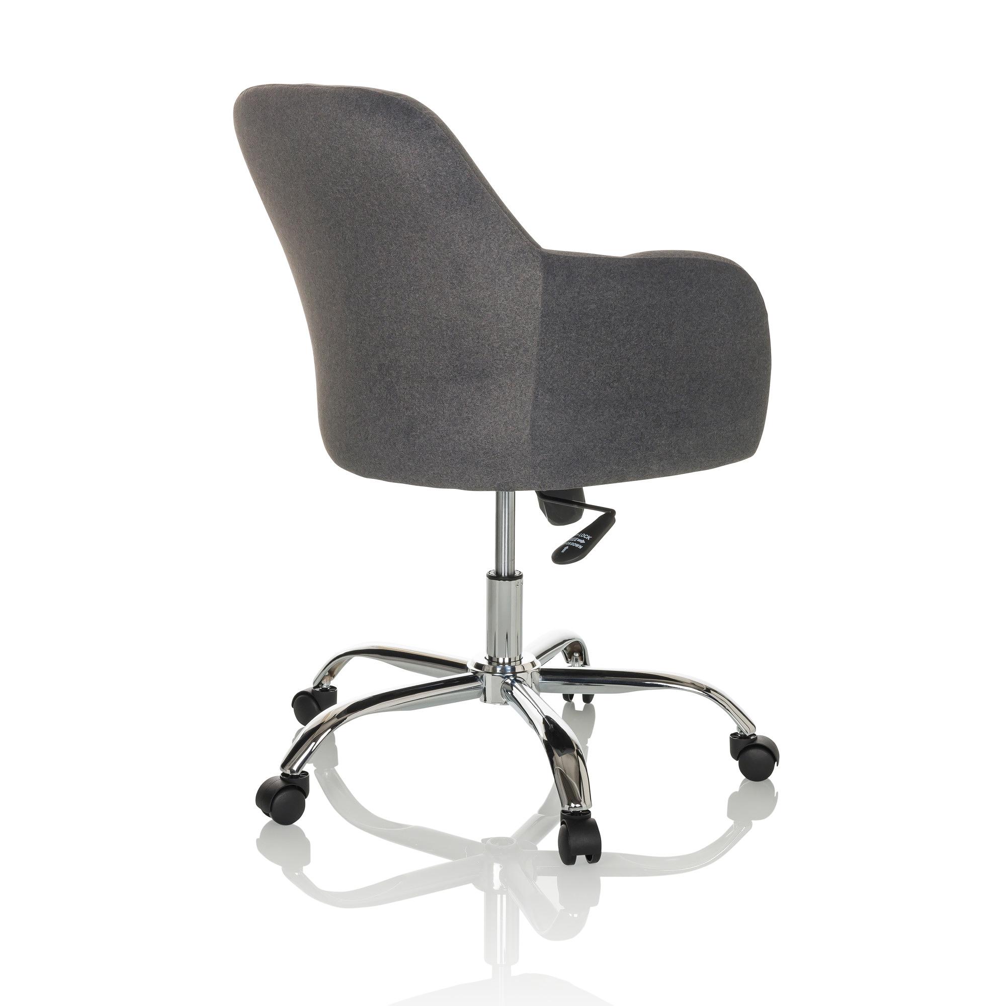 SOLAO 300 Swivel Office Chair Fabric Dark Grey 8