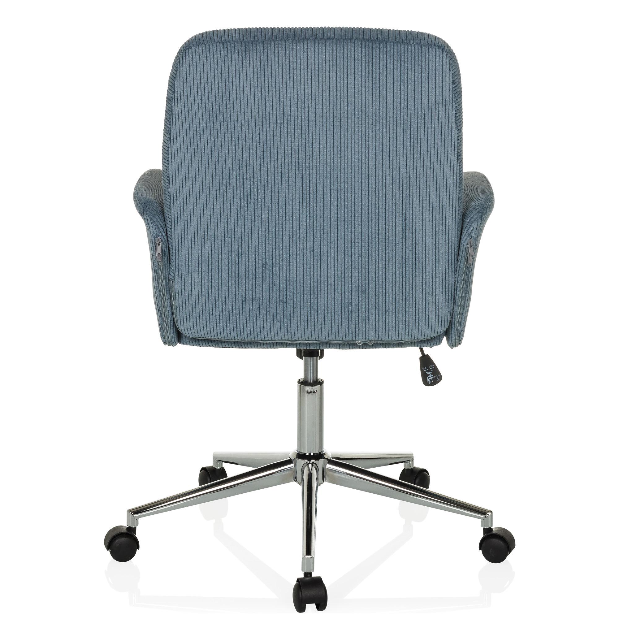 SOLAO CORD Office chair Swivel with cord look pigeon blue 7