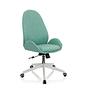 AVEA I Swivel office chair with casters Fabric Aqua 5