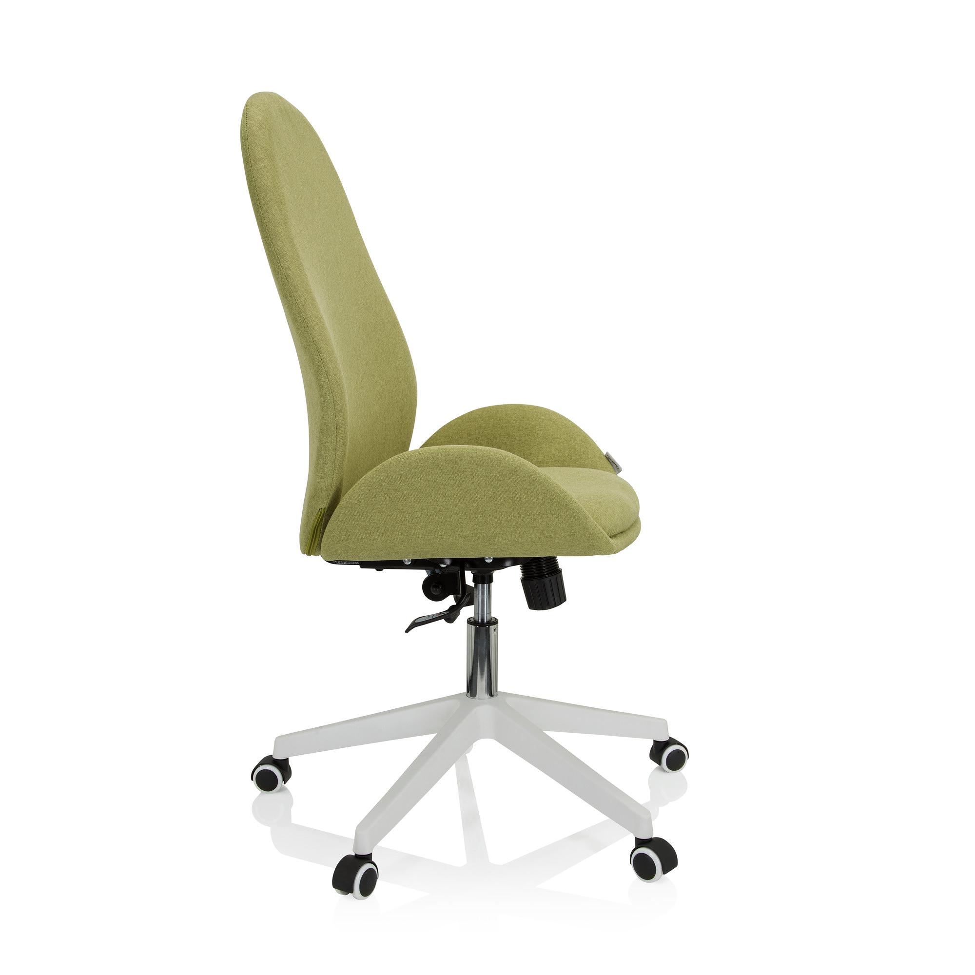 AVEA I Swivel office chair with casters Fabric Green 6
