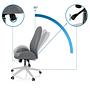 AVEA I Swivel office chair with casters Fabric Gray 1