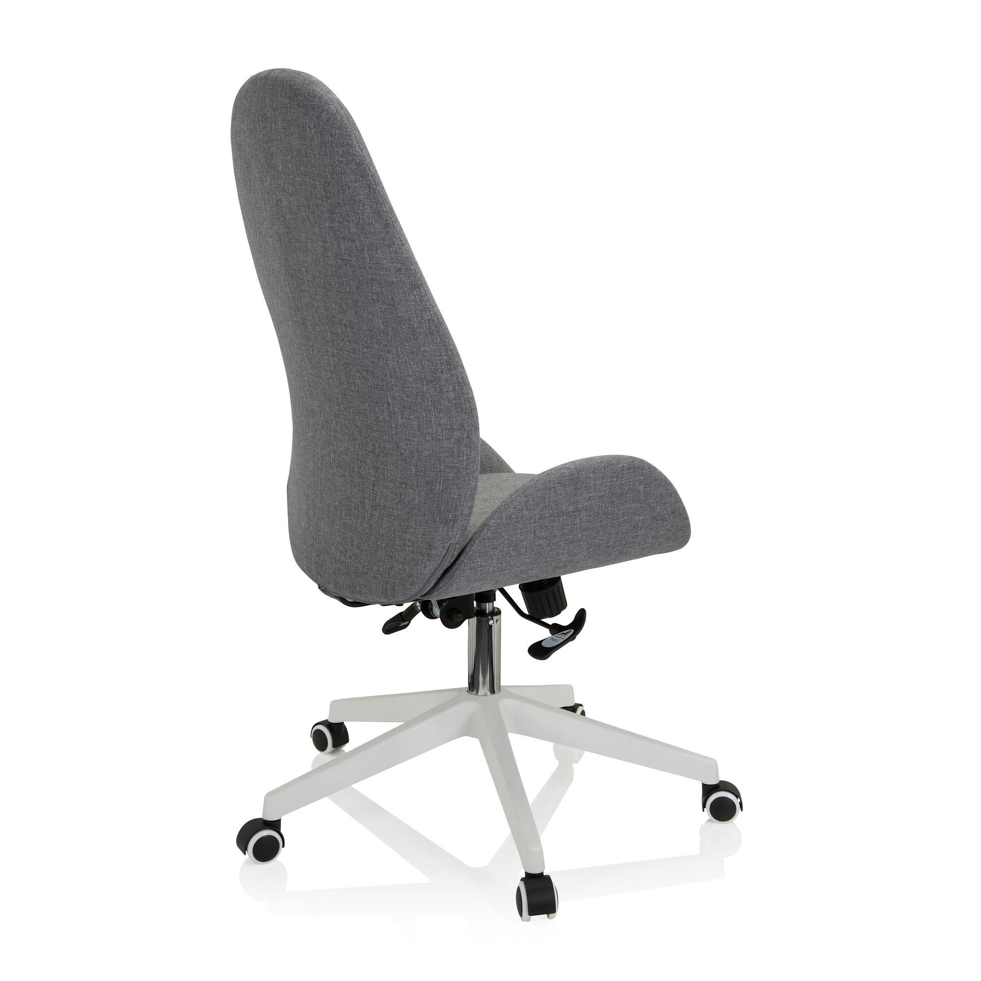 AVEA I Swivel office chair with casters Fabric Gray 7