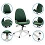 AVEA Office Chair Swivel with Casters Green 3