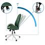AVEA Office Chair Swivel with Casters Green 2