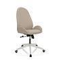 AVEA I Swivel Office Chair with Casters Fabric Beige 5