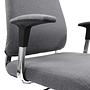 CHARLES I Office Chair Swivel with Casters Fabric Dark Grey 1
