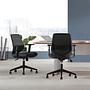 CHESTER Office chair Swivel with wheels Fabric Black 3