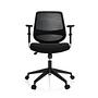 CHESTER Office chair Swivel with wheels Fabric Black 0