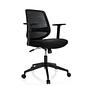 CHESTER Office chair Swivel with wheels Fabric Black 6