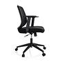 CHESTER Office chair Swivel with wheels Fabric Black 7