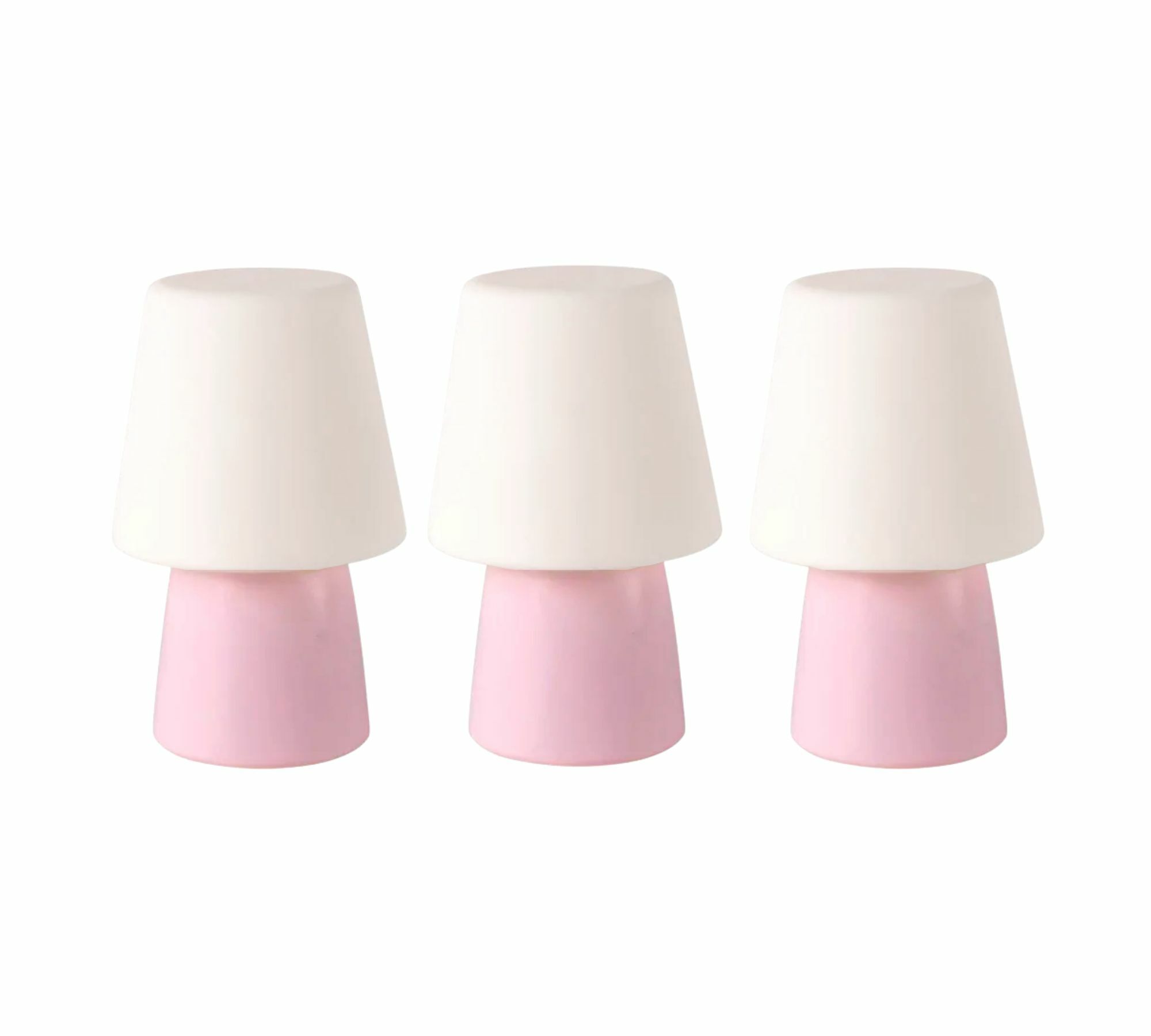 3x Tischleuchte Rosa 0