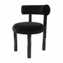 Fat Dining Chair Cassia 09 Schwarz 0