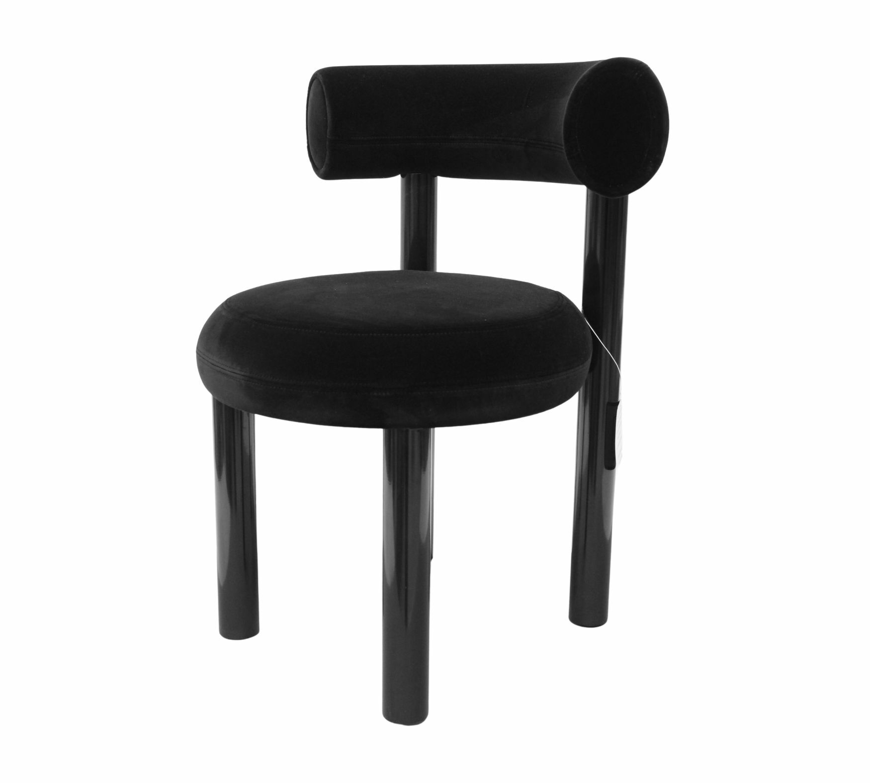 Fat Dining Chair Cassia 09 Schwarz 0