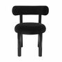 Fat Dining Chair Cassia 09 Schwarz 1
