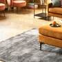 Velvet Ocean Teppich Stone Grey 200 x 300 cm 1