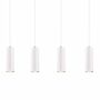 Pendant lamp Marley II Iron 4-light White 0