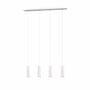 Pendant lamp Marley II Iron 4-light White 1