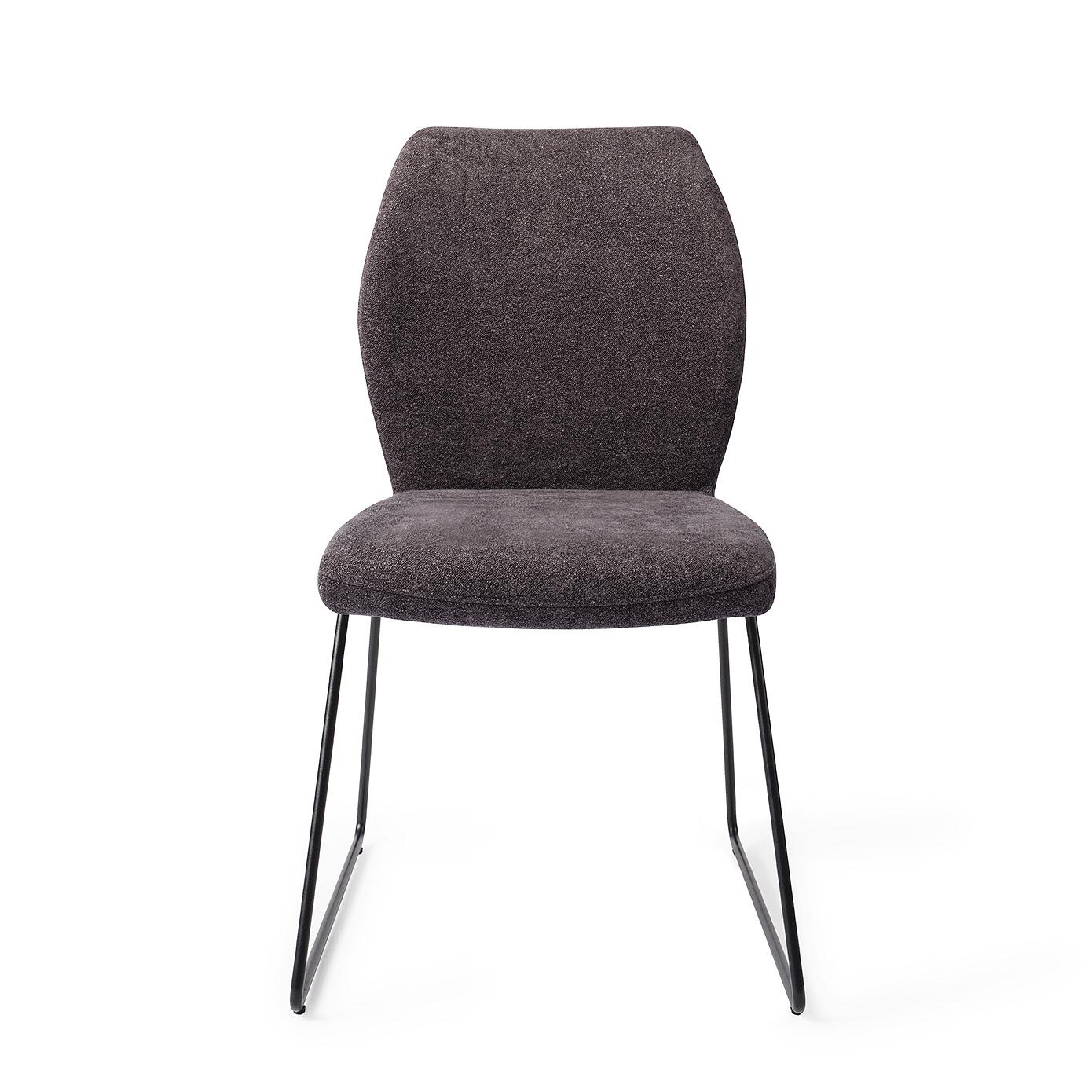 Ikata Dining Chair Slide Almost Black 3