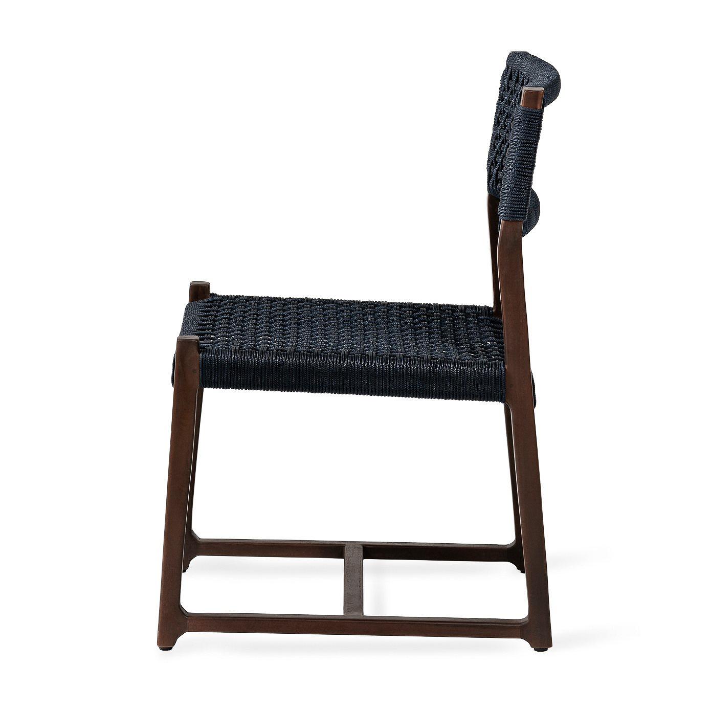 Kuwana Garden chair Indigo Weave 1