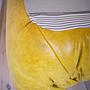 Togo Armchair Pull-Up Leather Yellow 6