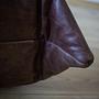 Togo Armchair Pull-Up Leather Walnut Brown 5