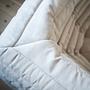 Togo Corner Sofa Faux Leather Light Beige 3