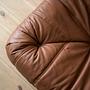 Togo Corner Sofa Smooth Leather Folk Brown 5
