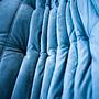 Togo Sofa 3-seater Velvet Azure Blue 3
