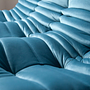 Togo Lounge Set 2-pc. Velvet Sea Blue 7