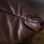 Togo Sofa 3-seater Pull-Up Leather Walnut Brown 6
