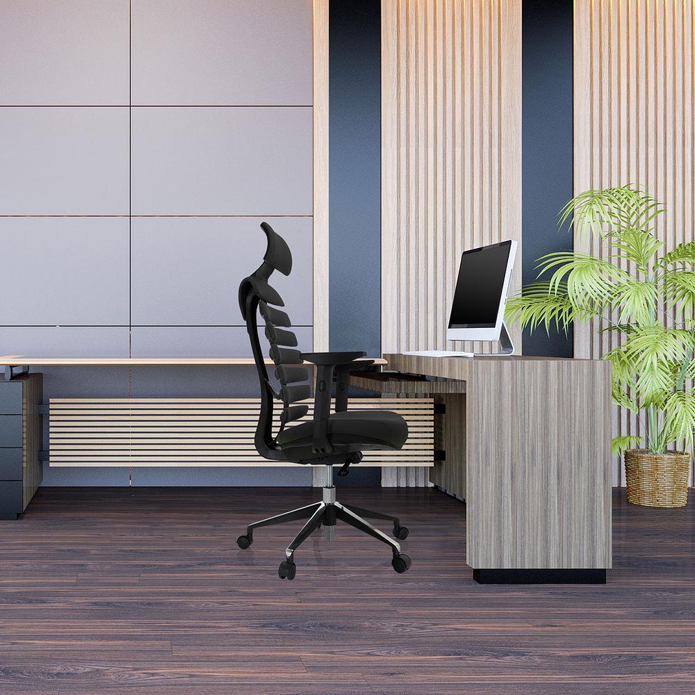 ERGO LINE II PRO office chair swivel fabric black 2