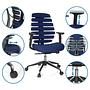 Ergo Line II Office Chair Swivel Fabric Blue 2